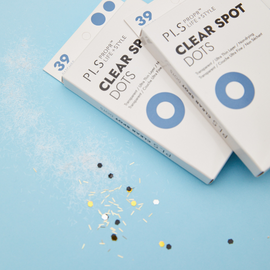 PLS CLEAR SPOT DOTS (PACK OF 2 ) 78 PATCHES