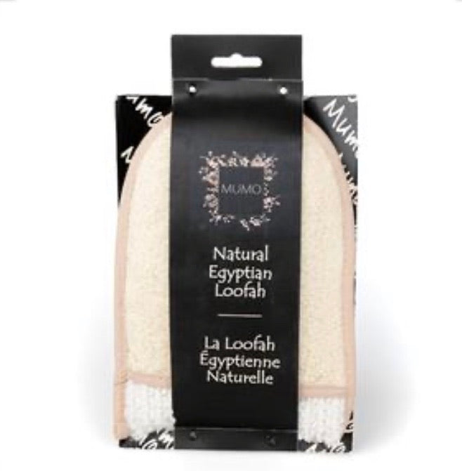 MUMO's Natural Egyptian Loofah Double-Sided Exfoliating Glove