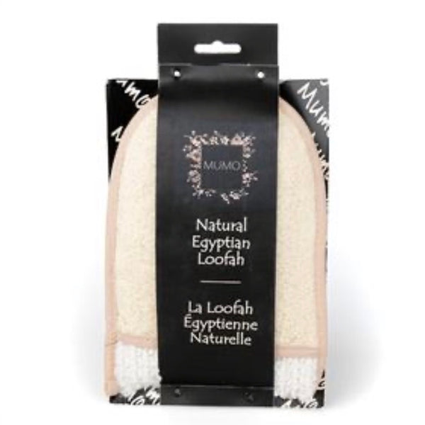 MUMO's Natural Egyptian Loofah Double-Sided Exfoliating Glove