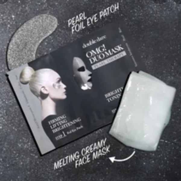 OMG! Duo Beauty Mask, Pearl Therapy, (Eye Patch & Sheet Mask Set) 35ML