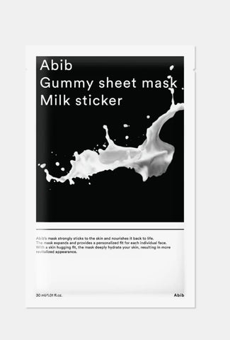 ABIB GUMMY MILK STICKER SHEET MASK 30ML CT